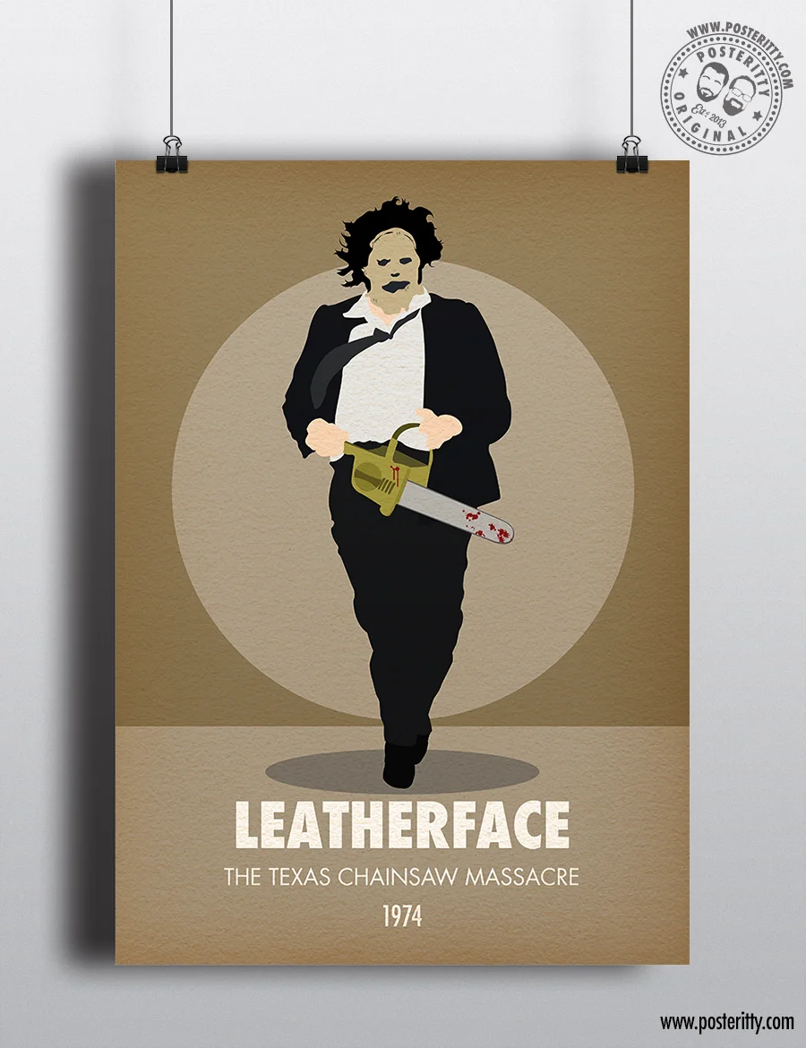 Leatherface - Minimalist Horror Villains