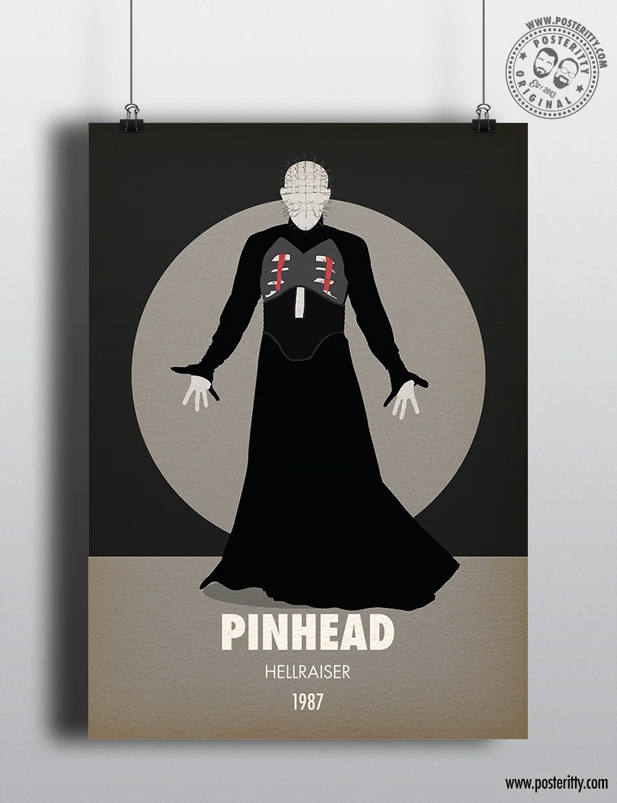 Pinhead - Minimalist Horror Villains