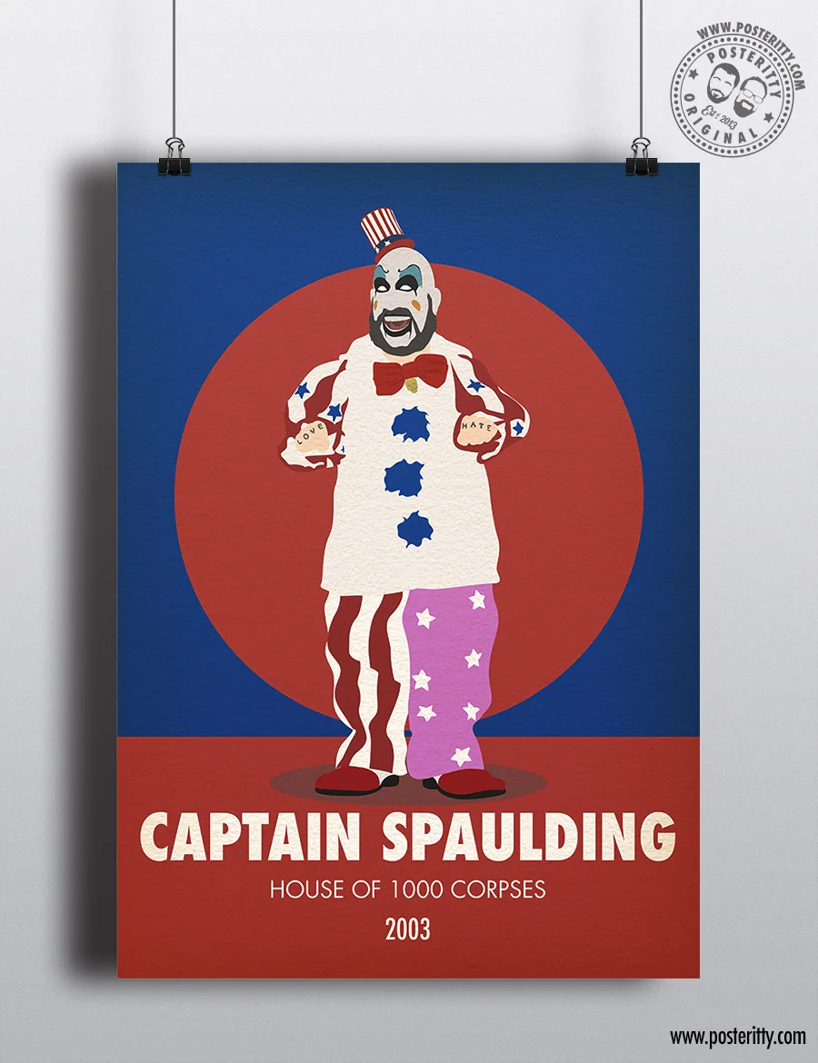Captain Spaulding - Minimalist Horror Villains