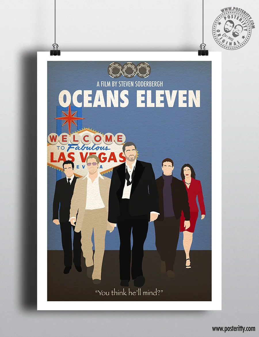 Oceans Eleven - Minimal Movie Poster