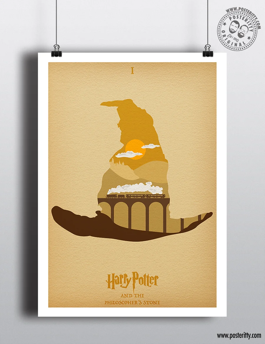 Philosophers Stone - Minimal Harry Potter Movie Poster
