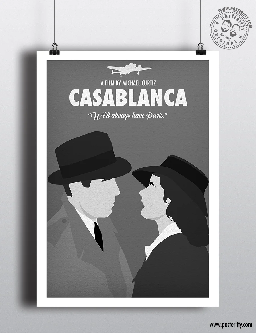 Casablanca - Minimal Movie Poster