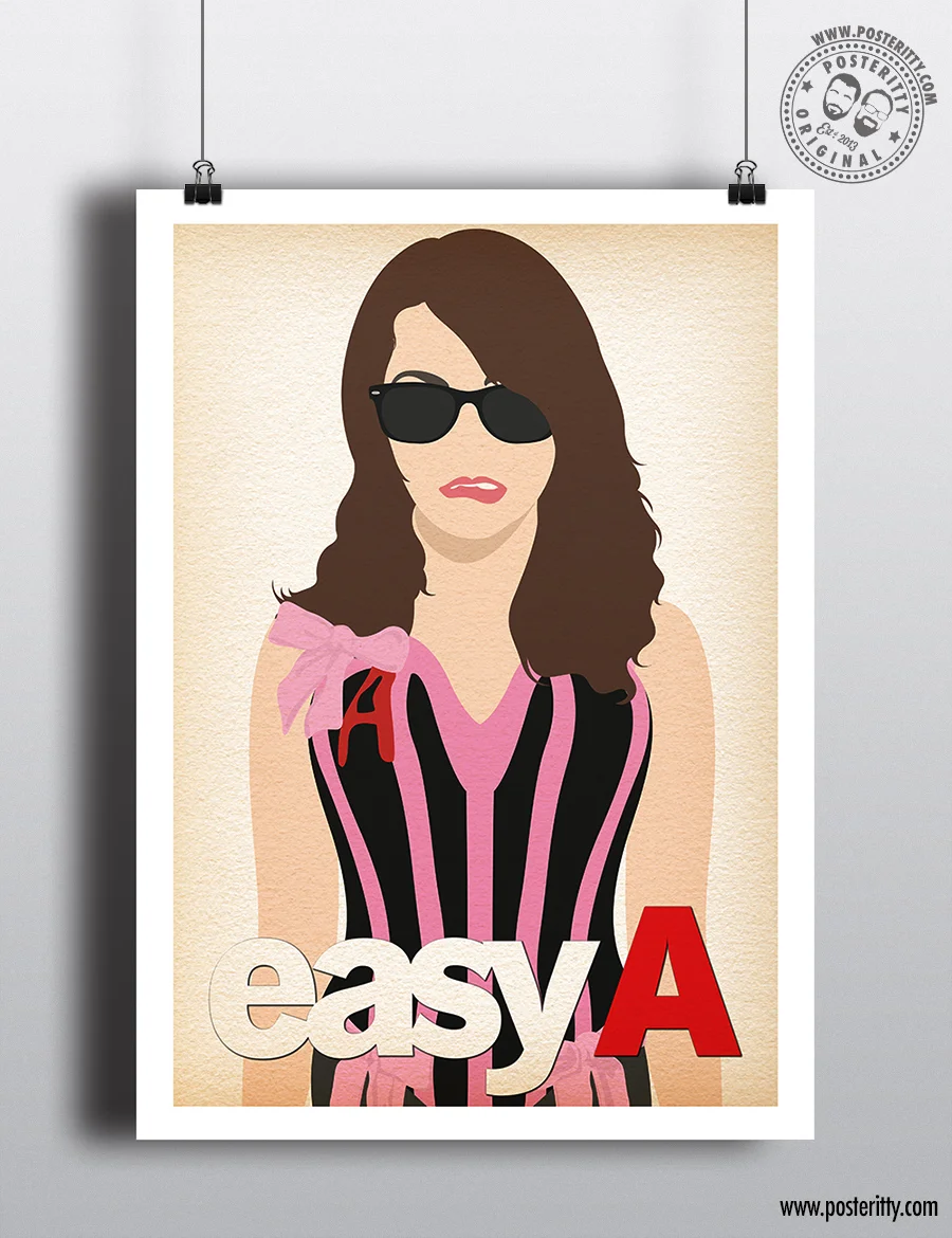 Easy A - Minimal Movie Poster