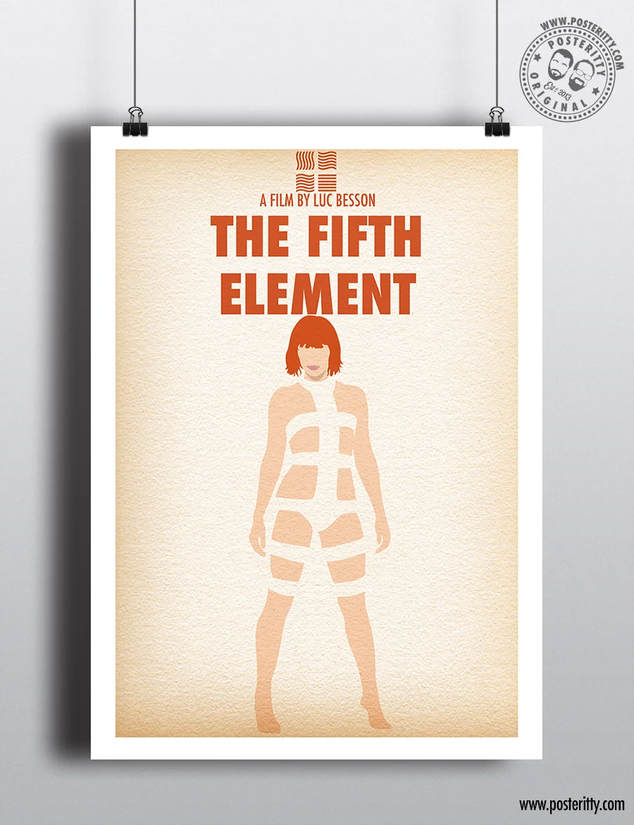 The Fifth Element - Minimal Elements Movie Poster