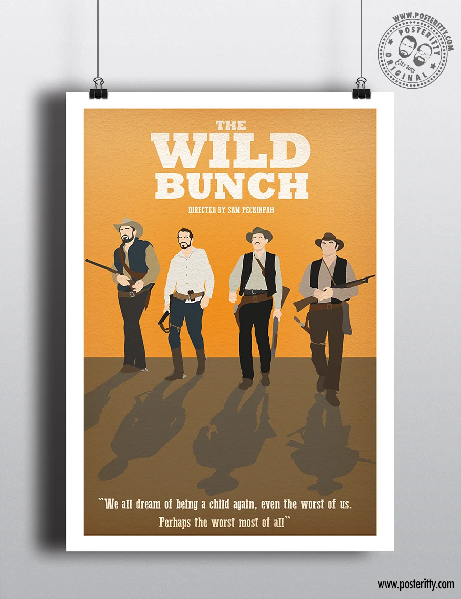 The Wild Bunch - Minimal Movie Poster