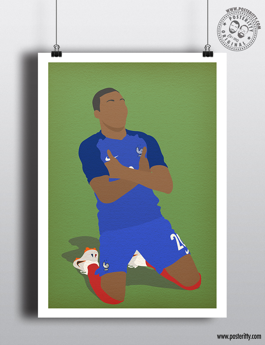 Mbappe - Minimalist Poster