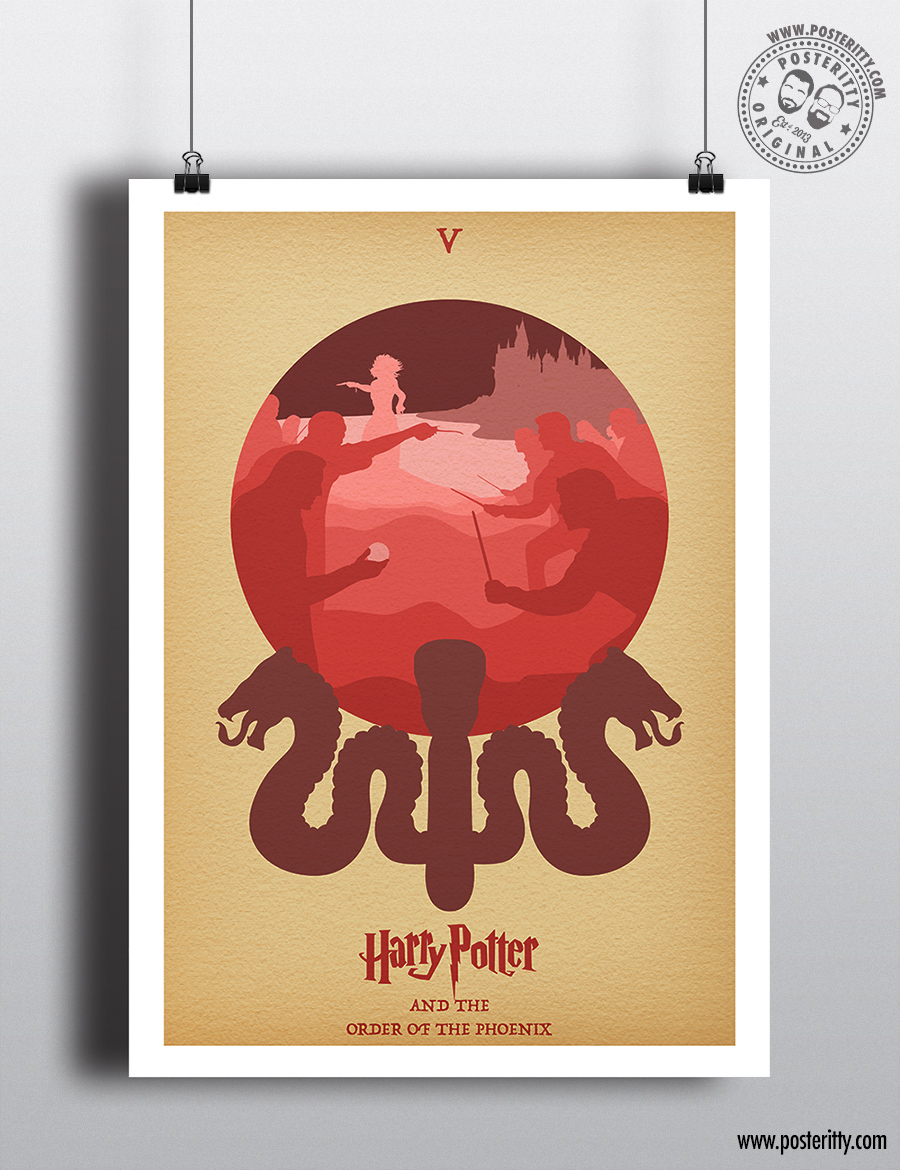 Order of Phoenix - Minimal Harry Potter Movie Poster
