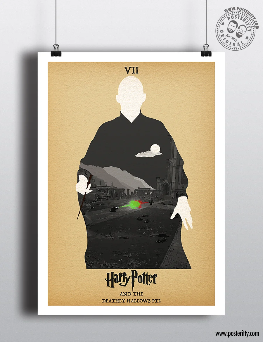 Deathly Hallows Part2 - Minimal Harry Potter Movie Poster