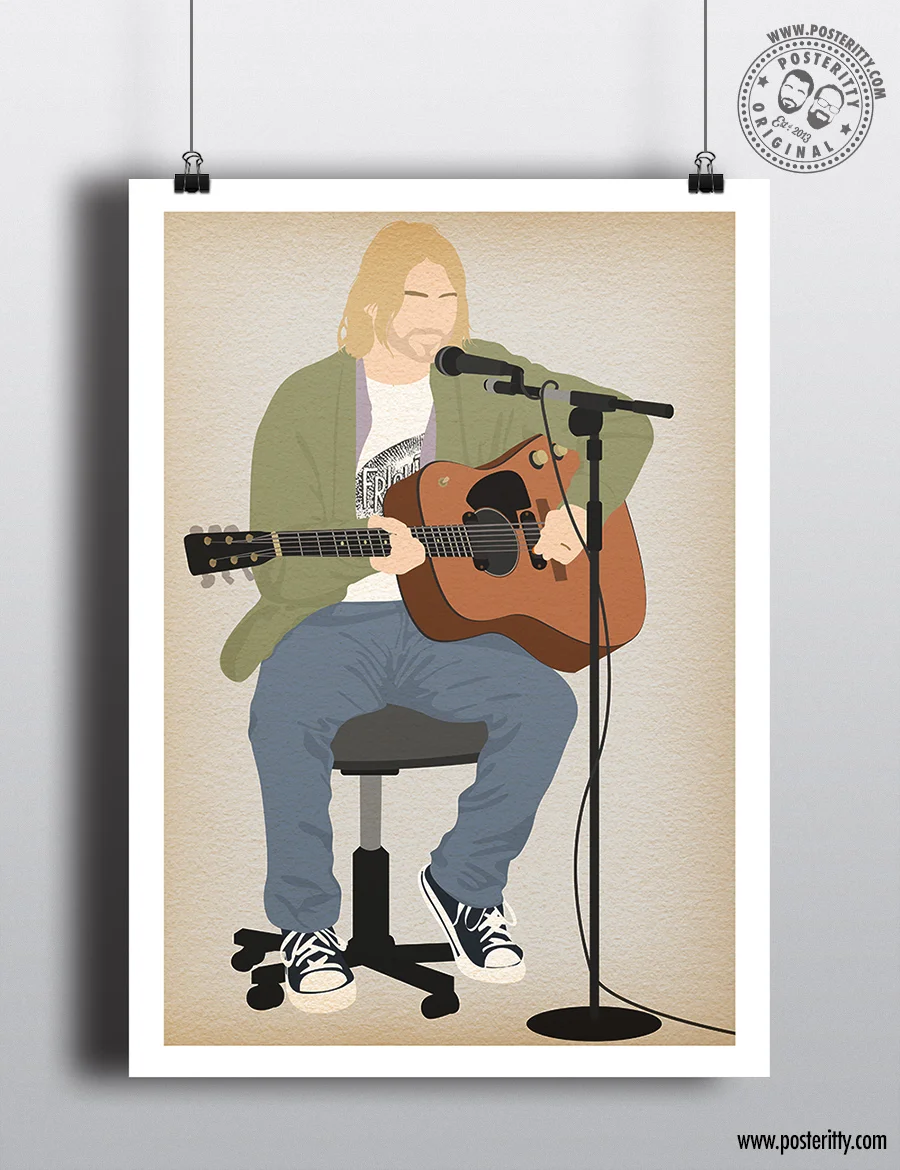 Kurt Cobain - Minimalist Poster