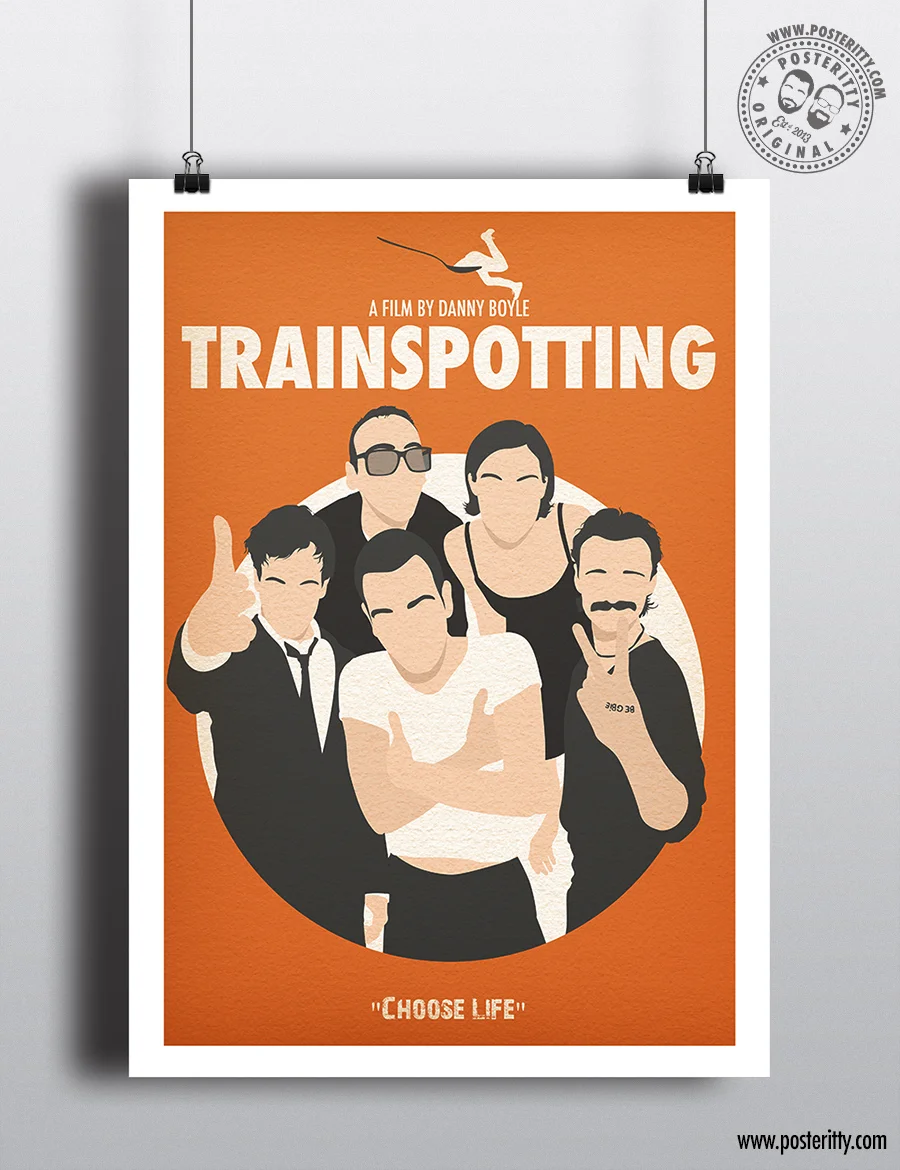 Trainspotting - Minimalist Movie Poster