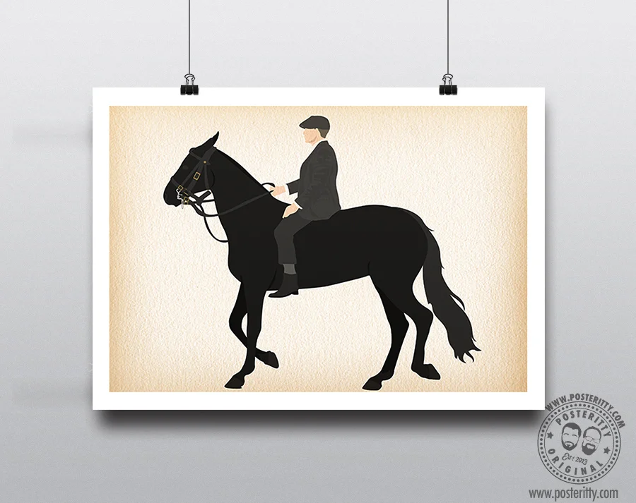 Peaky Blinders Tommy Horse - Minimalist Poster