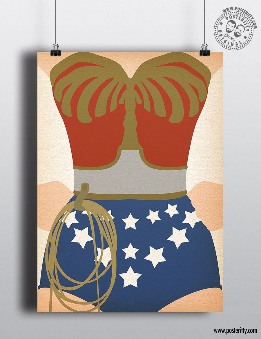 WonderWoman - Minimal Torso Poster