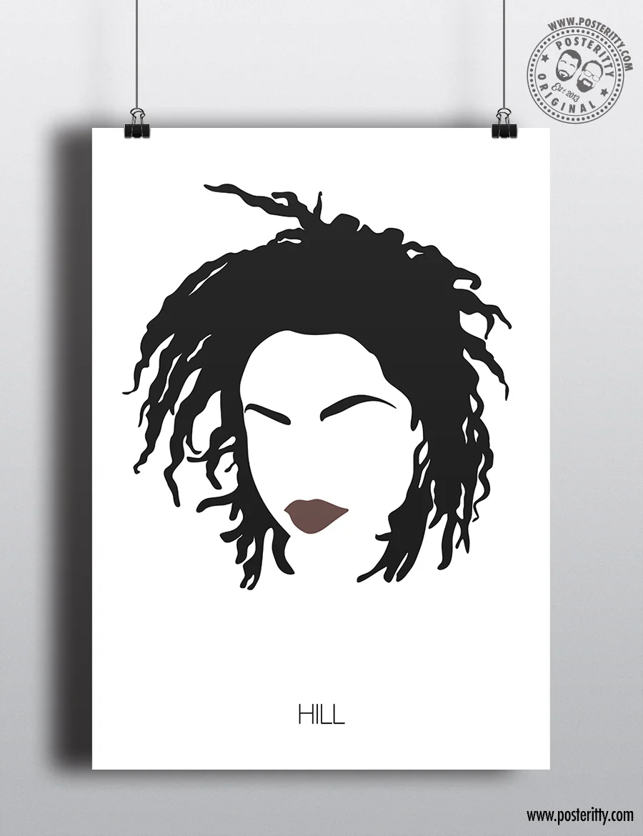 Lauryn Hill - Minimalist Hair Poster