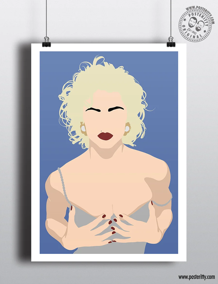 Madonna Full - Minimalist Music Poster