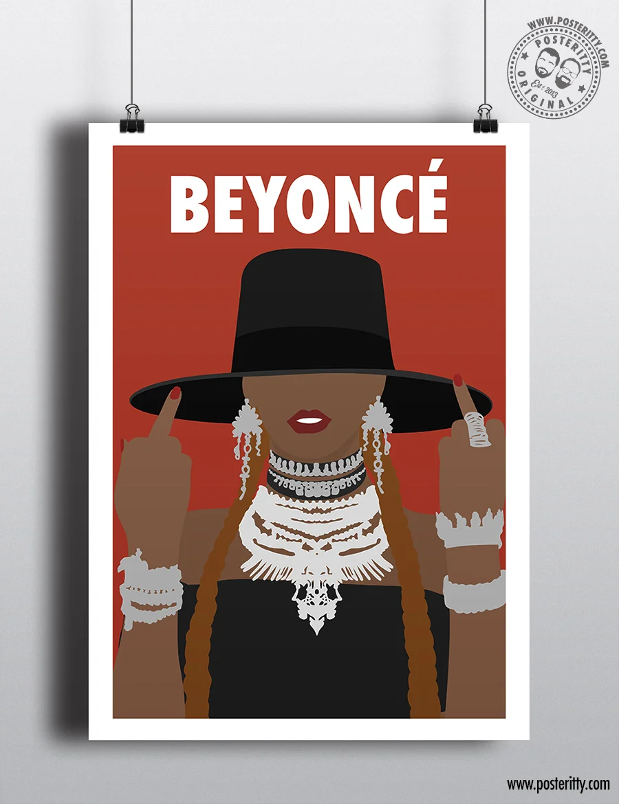 Beyonce Knowles - Minimalist Female Icon Poster