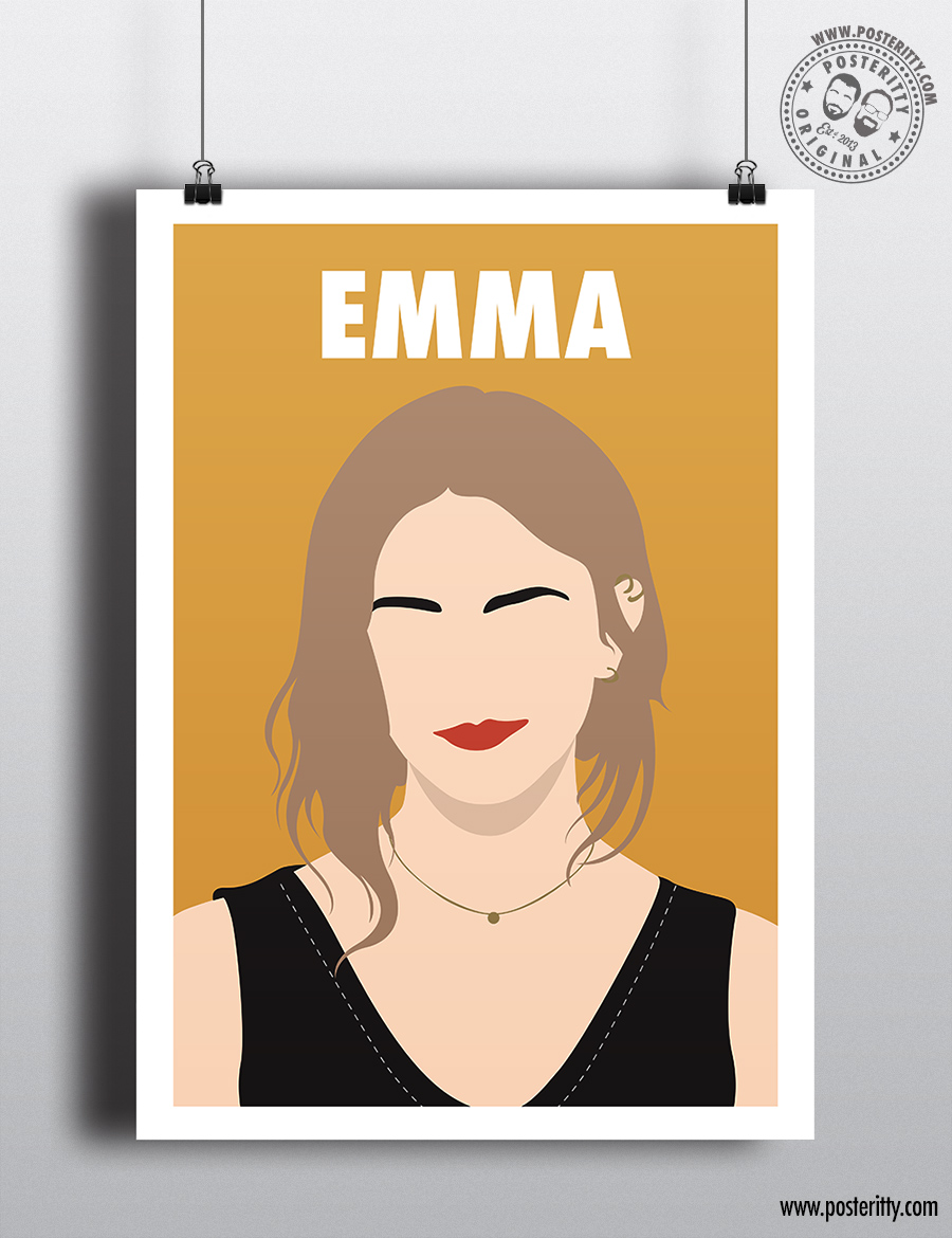 Emma Watson - Minimalist Female Icon Poster