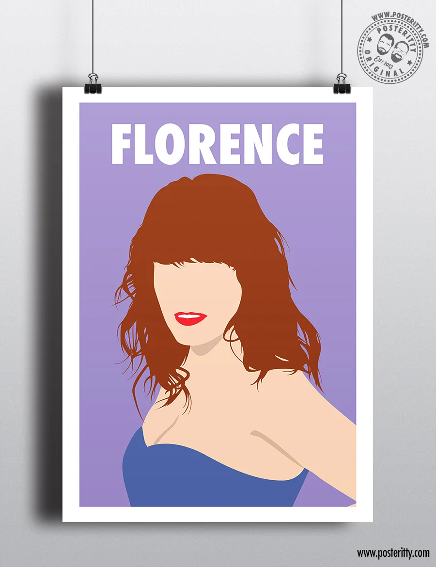 Florence Welch - Minimalist Female Icon Poster