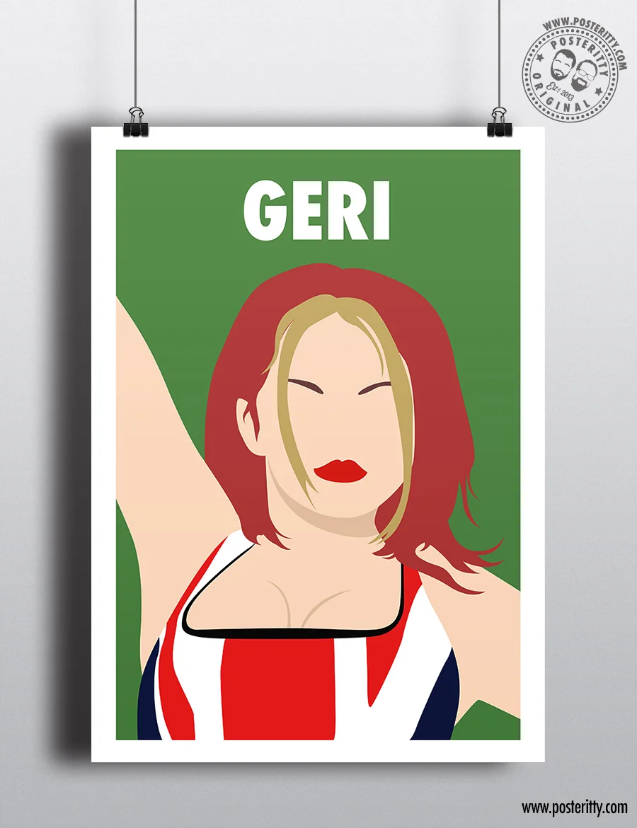 Geri Halliwell - Minimalist Female Icon Poster