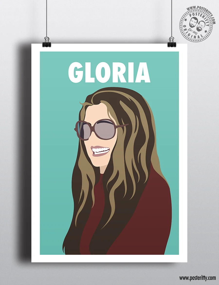 Gloria Steinman - Minimalist Female Icon Poster