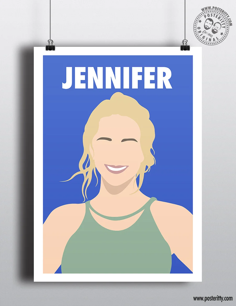 Jennifer Lawrence - Minimalist Female Icon Poster