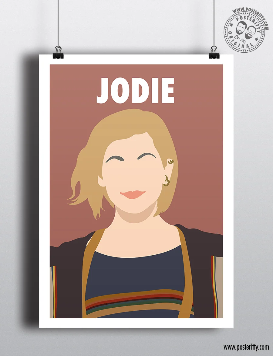 Jodie Whittaker - Minimalist Female Icon Poster