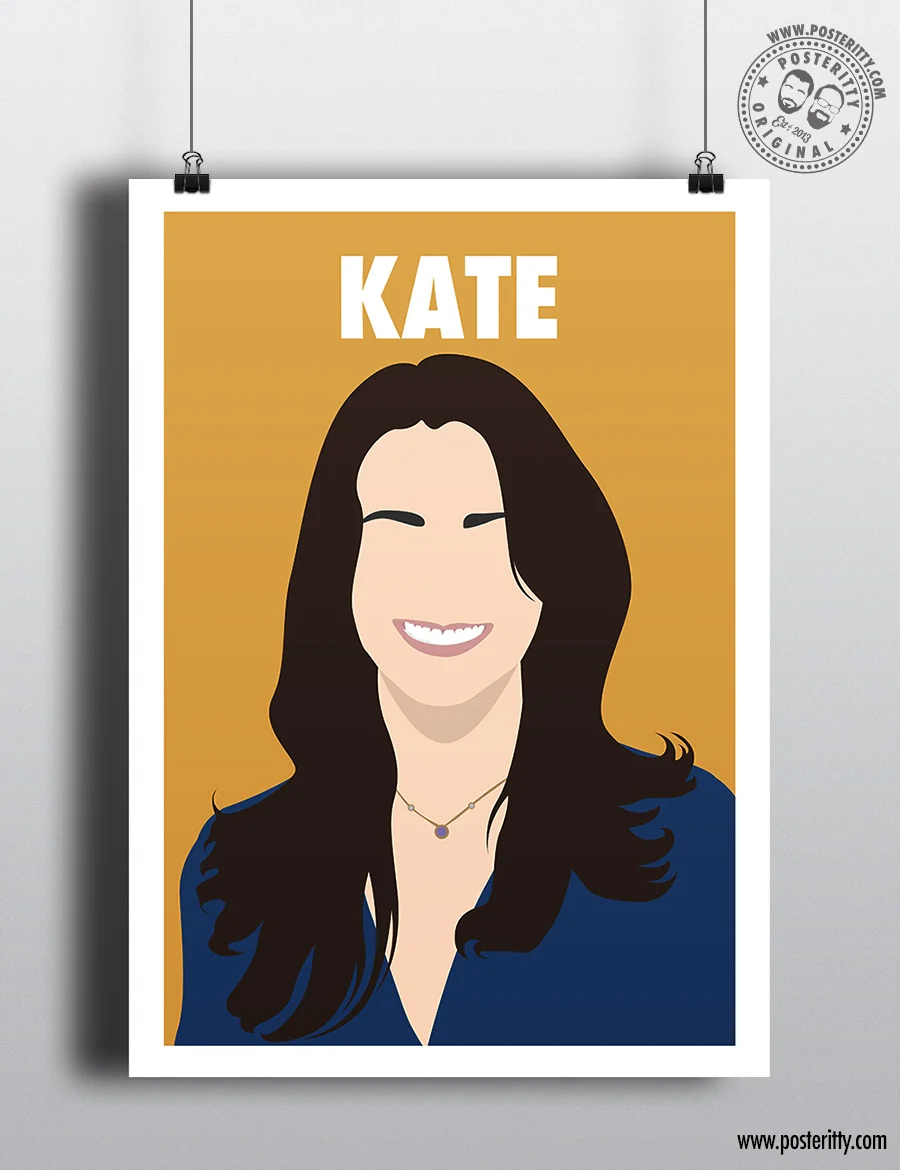 Kate Middleton - Minimalist Female Icon Poster