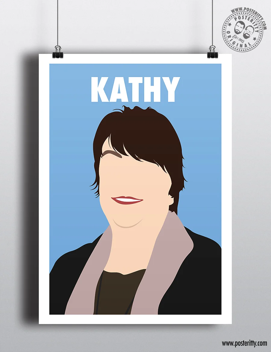 Kathy Burke - Minimalist Female Icon Poster