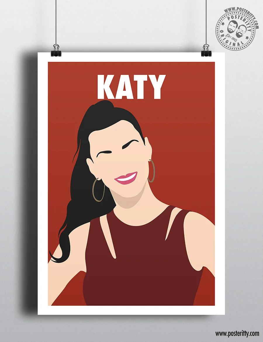 Katy Perry - Minimalist Female Icon Poster