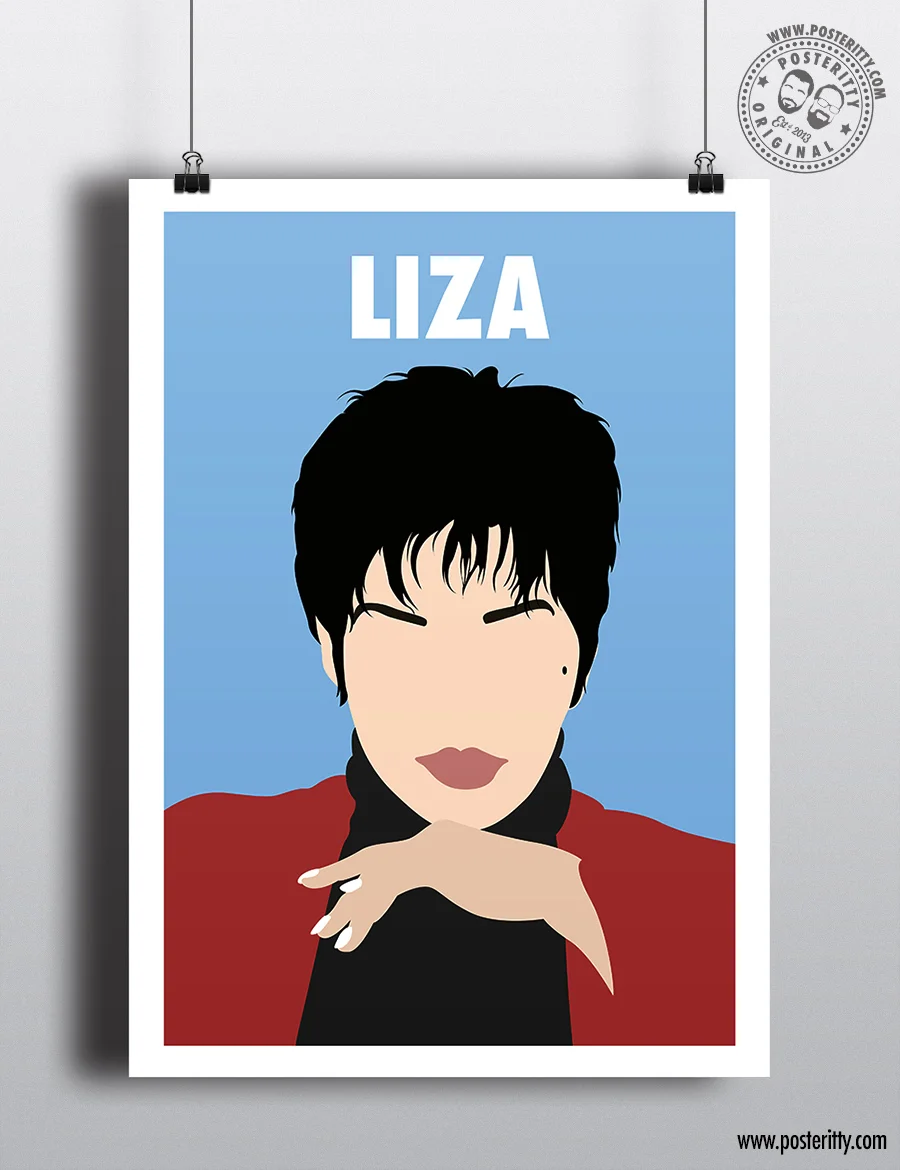 Liza Minnelli - Minimalist Female Icon Poster
