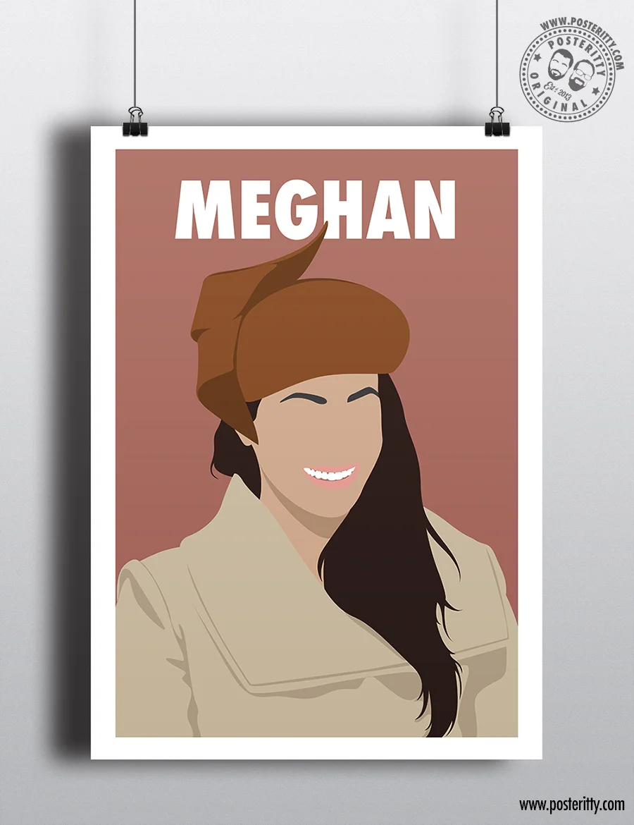 Meghan Markle - Minimalist Female Icon Poster