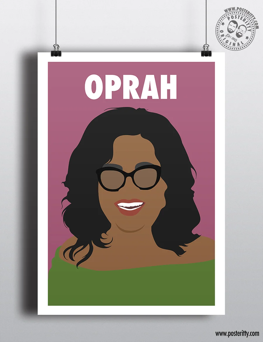 Oprah Winfrey - Minimalist Female Icon Poster