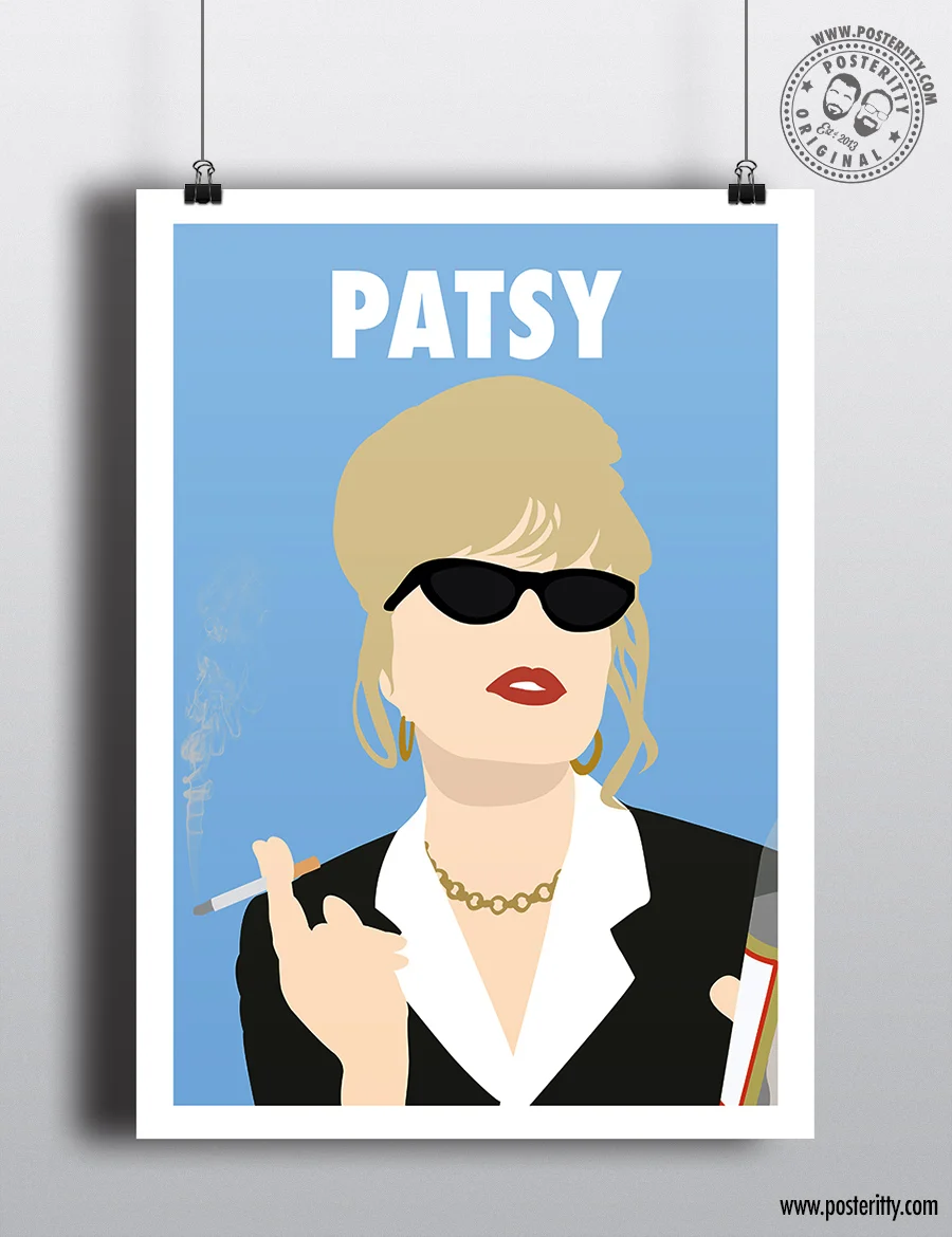 Patsy Stone - Minimalist Female Icon Poster