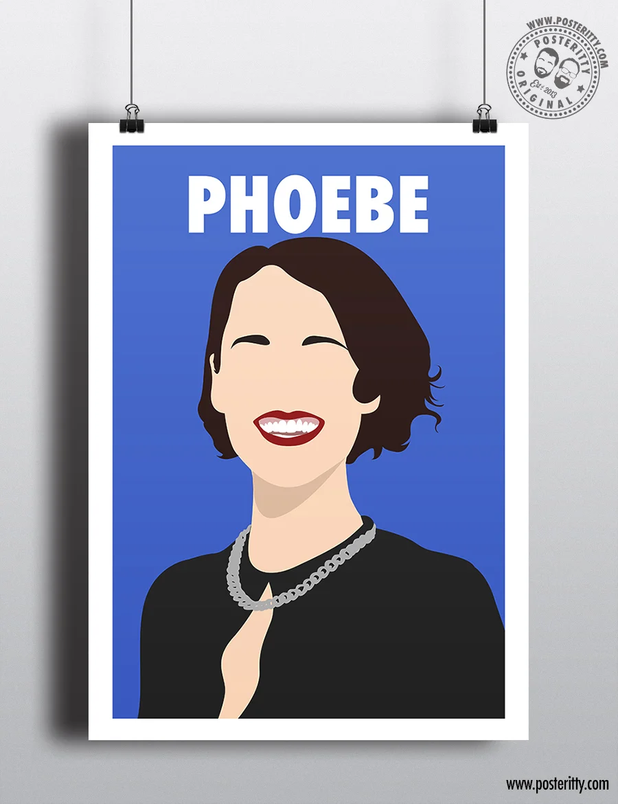 Phoebe Waller-Bridge - Minimalist Female Icon Poster
