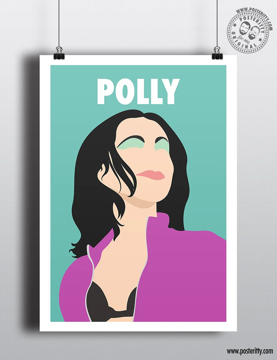 PJ Harvey - Minimalist Female Icon Poster