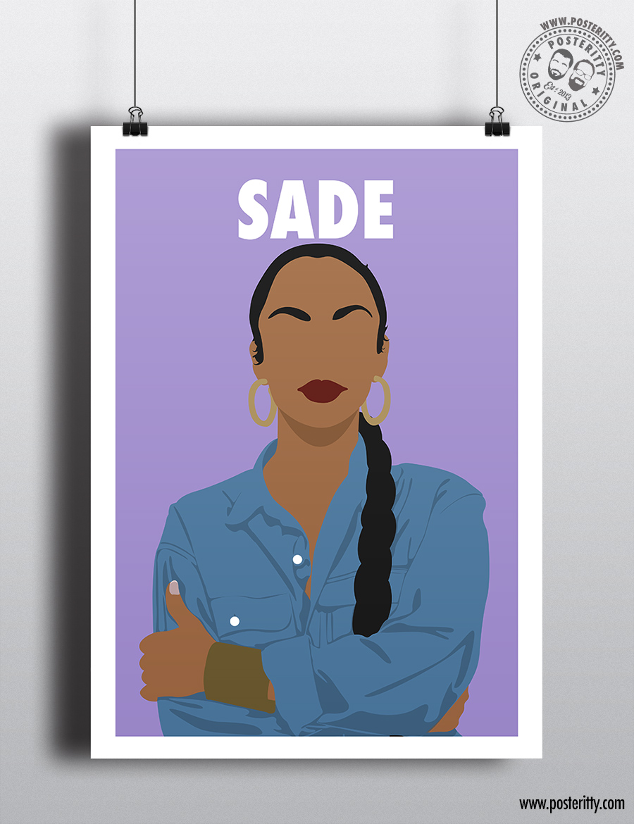 Sade - Minimalist Female Icon Poster