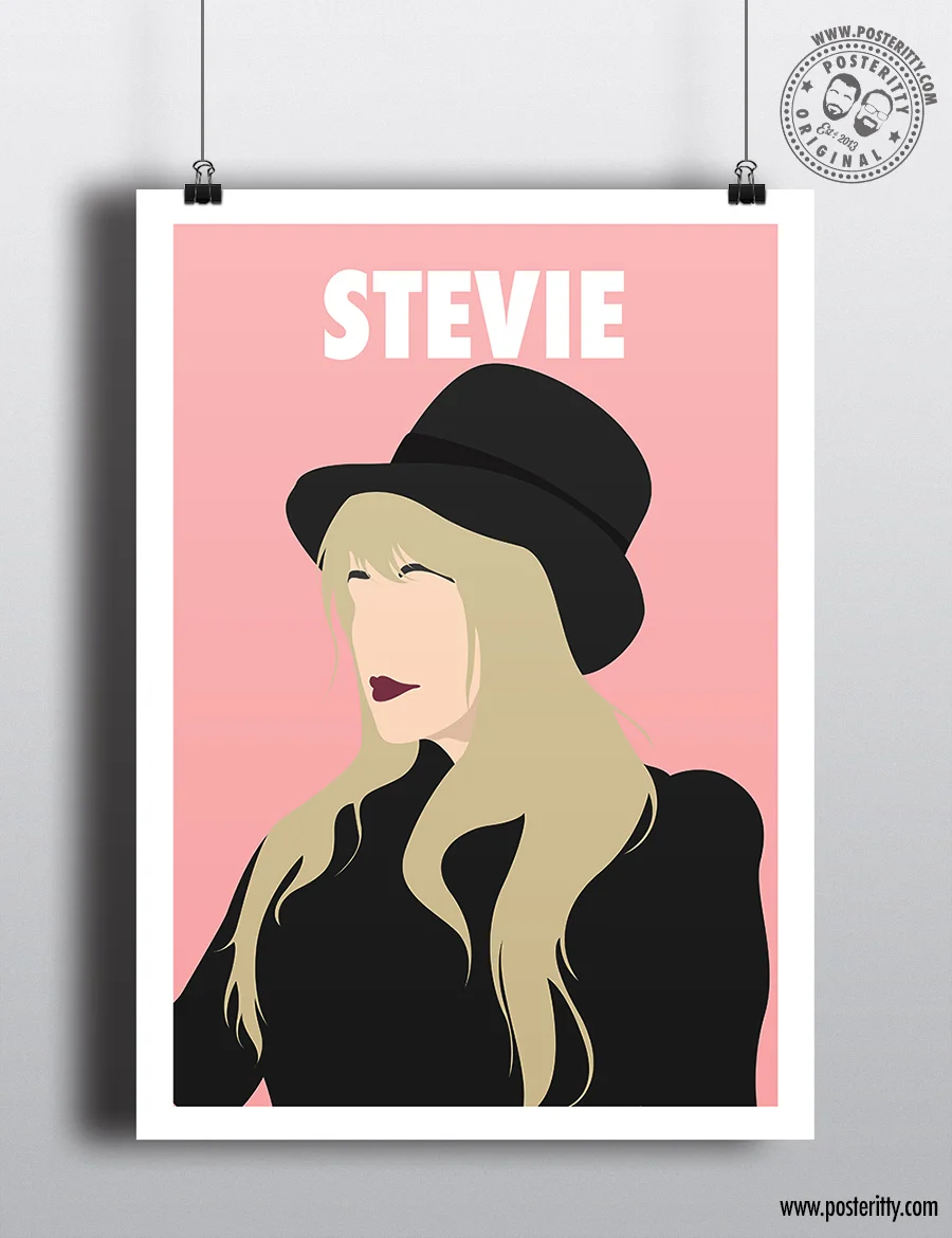 Stevie Nicks - Minimalist Female Icon Poster
