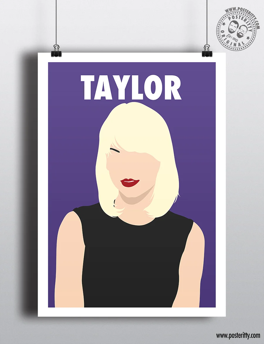 Taylor Swift - Minimalist Female Icon Poster