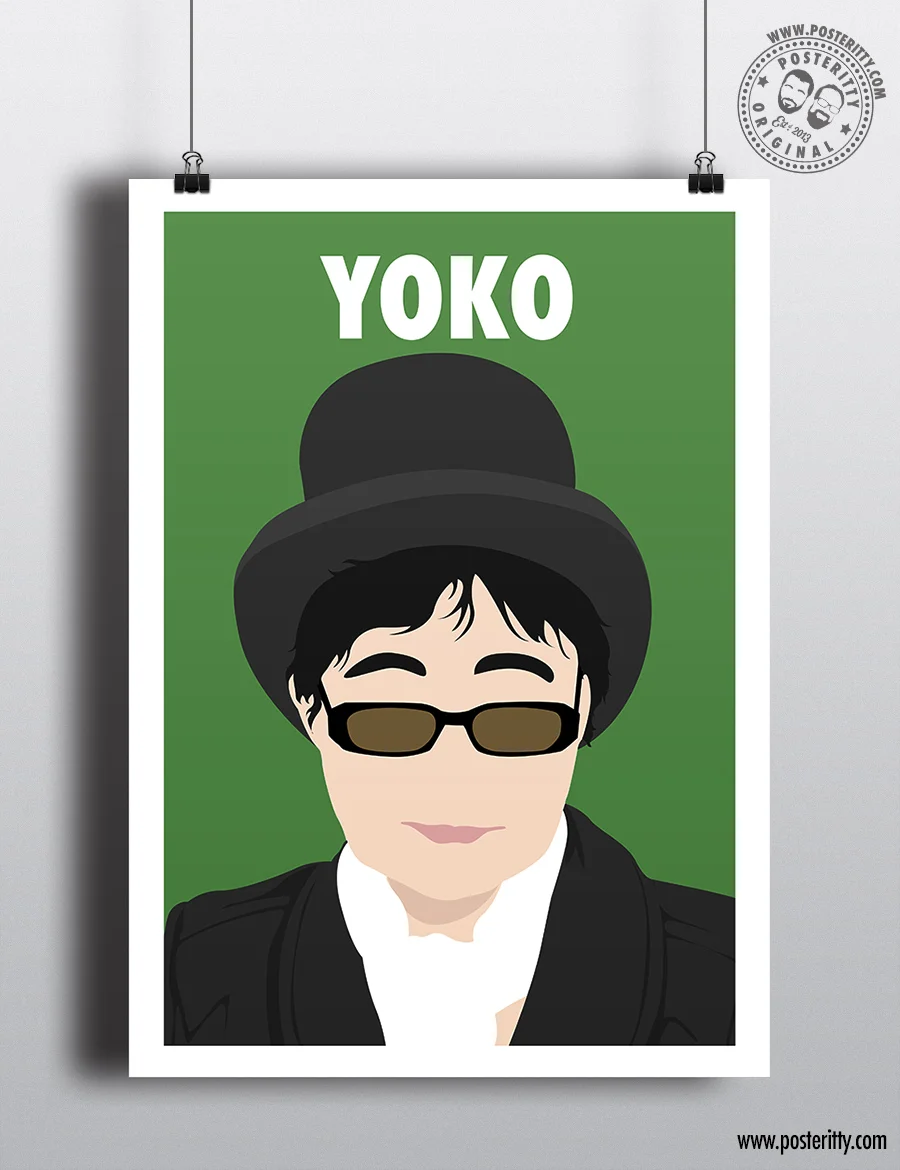 Yoko Ono - Minimalist Female Icon Poster