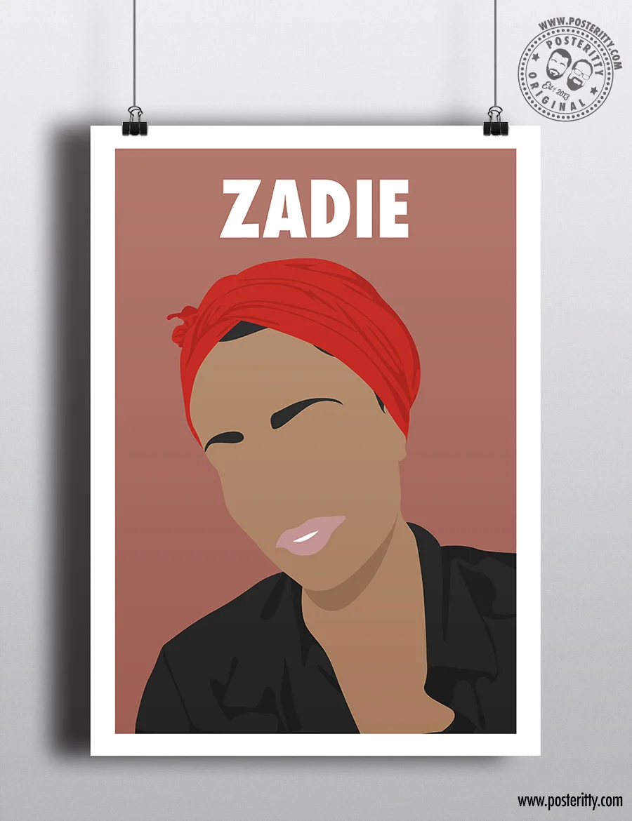 Zadie Smith - Minimalist Female Icon Poster