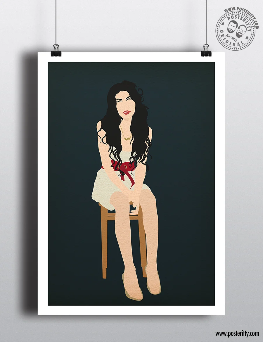 Amy Winehouse (Back to Black) - Minimalist Music Album Poster