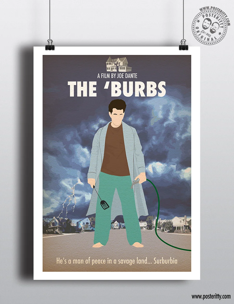 The 'Burbs - Hanks Minimalist Movie Poster
