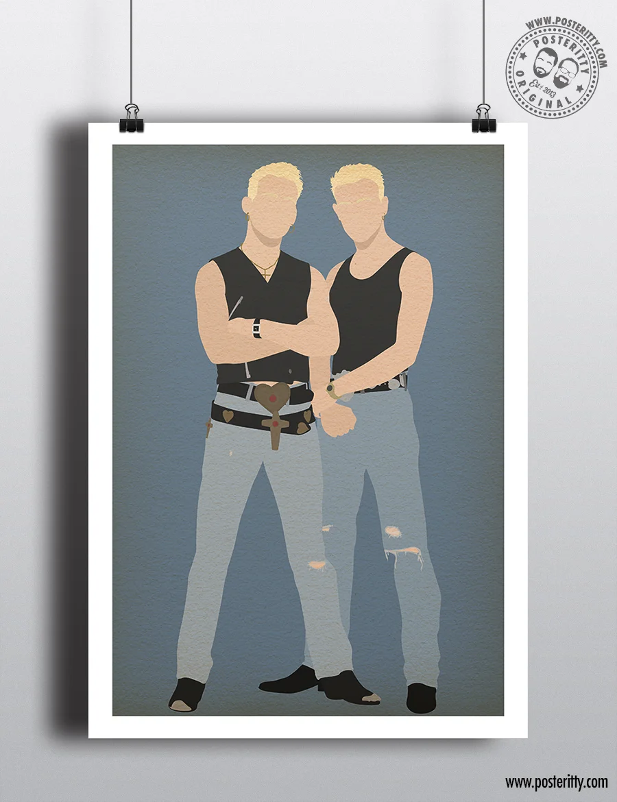 Bros (80s) - Minimalist Music Poster