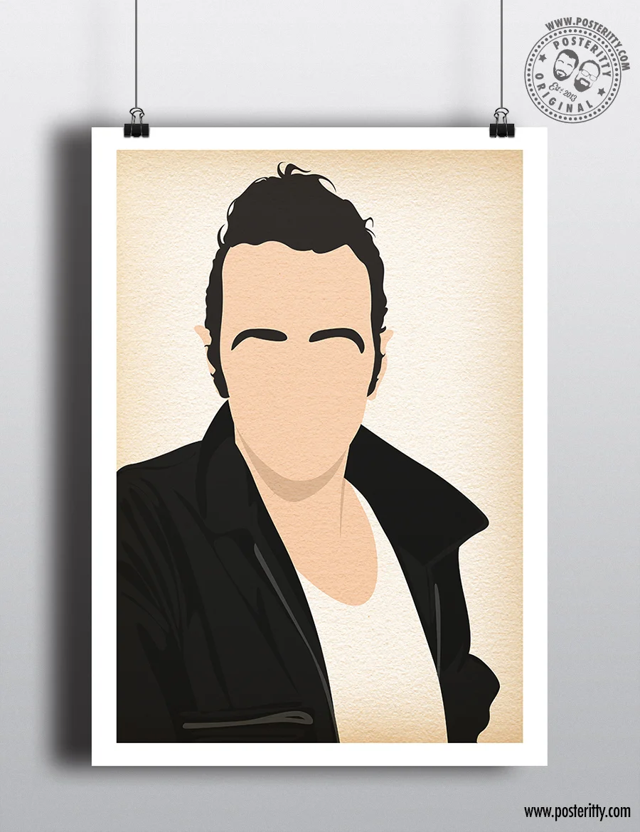 Joe Strummer (The Clash) - Minimalist Music Poster