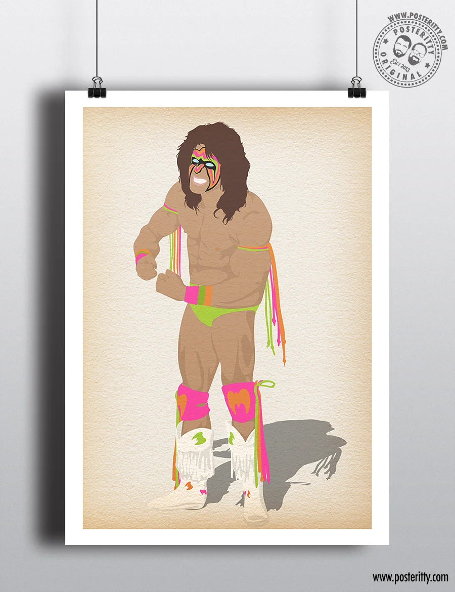 Ultimate Warrior - Minimalist Wrestling Poster