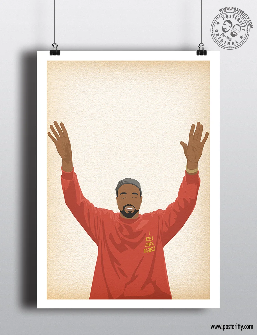 Kanye West (Pablo) - Minimalist Music Poster