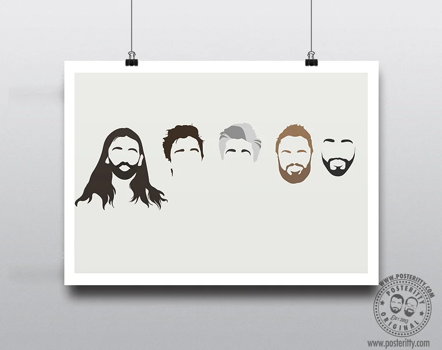 Queer Eye - Minimalist Hair Poster