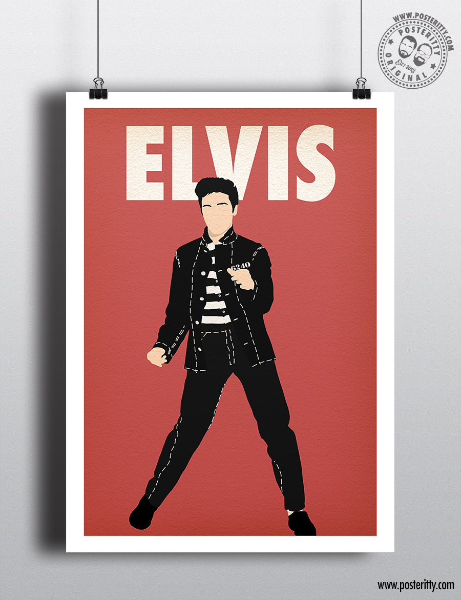 Elvis Presley Music Icon - Minimalist Poster