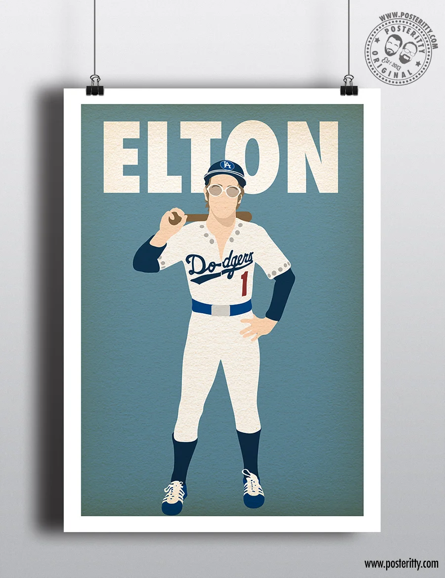 Elton John Music Icon - Minimalist Poster
