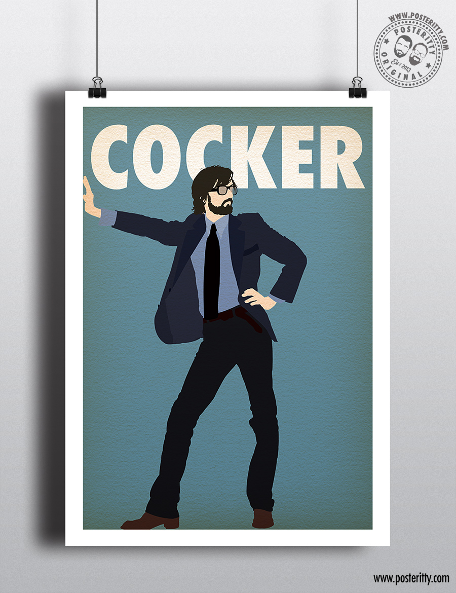 Jarvis Cocker Music Icon - Minimalist Poster