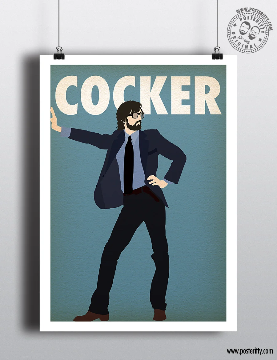 Jarvis Cocker Music Icon - Minimalist Poster
